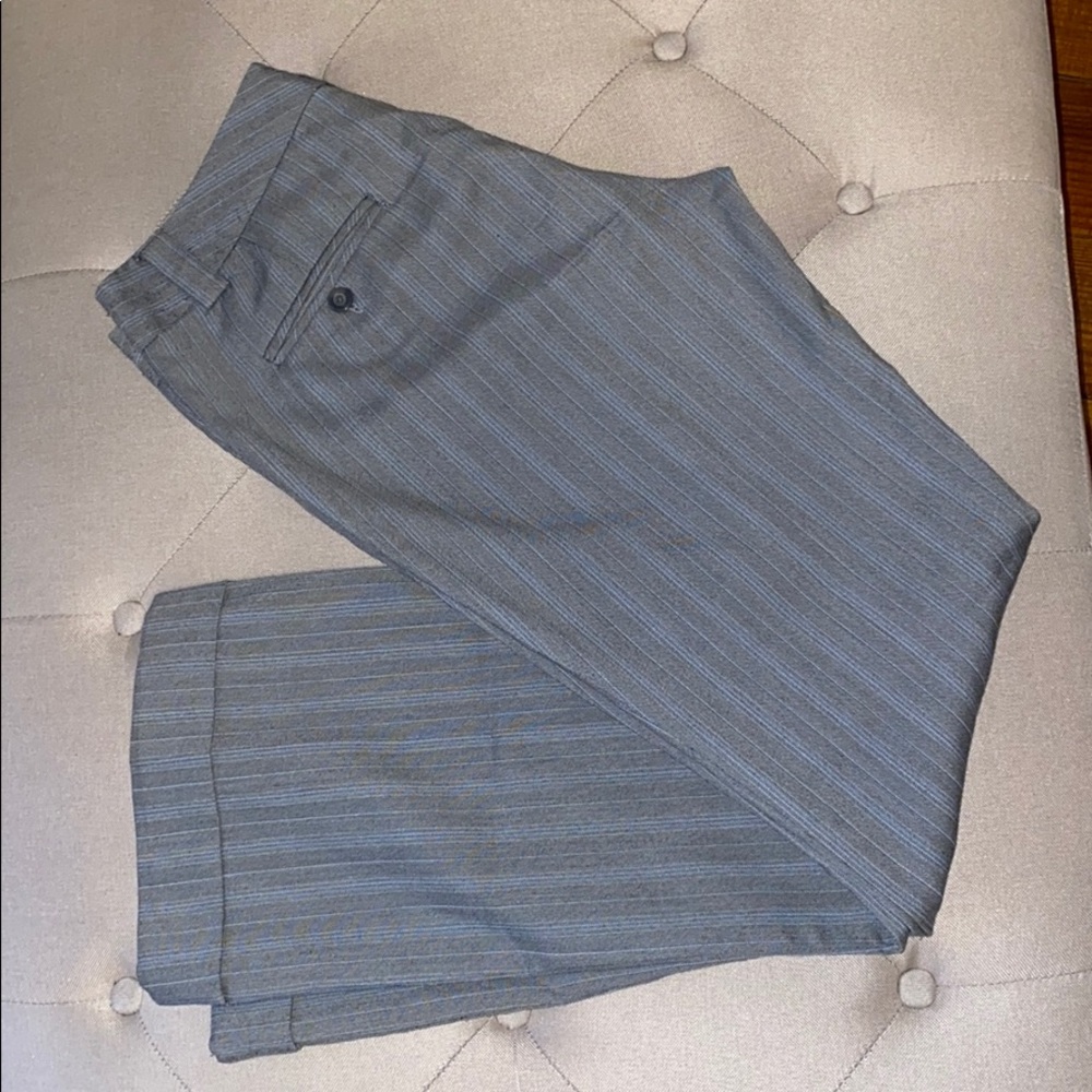Pinstripe dress work pants